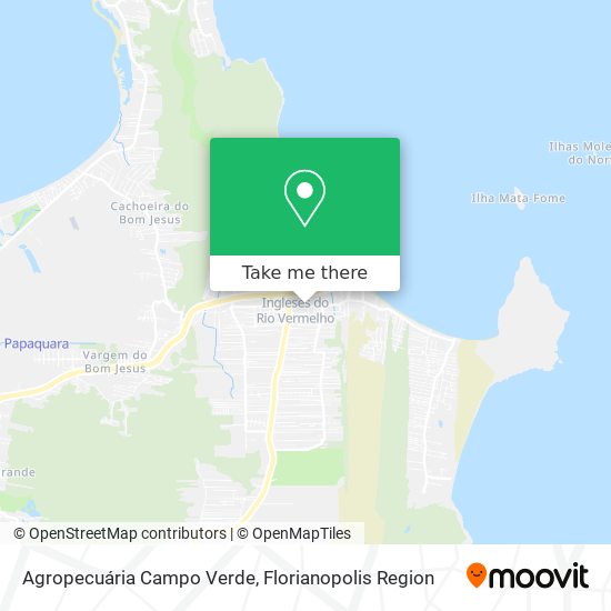 Agropecuária Campo Verde map