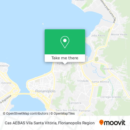 Mapa Cas AEBAS Vila Santa Vitória