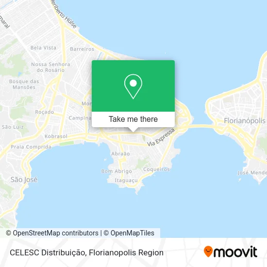 CELESC Distribuição map