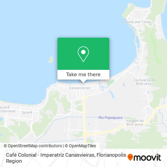 Mapa Café Colonial - Imperatriz Canasvieiras