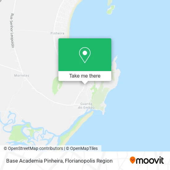 Base Academia Pinheira map