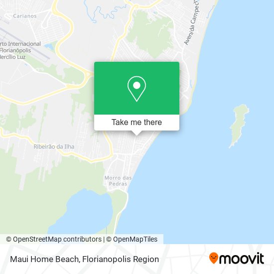 Mapa Maui Home Beach