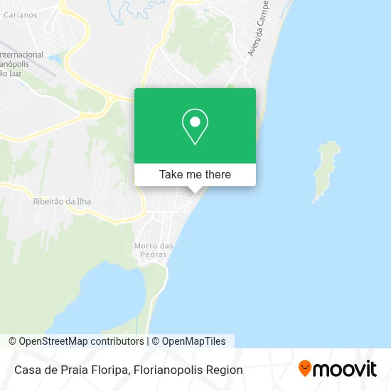 Casa de Praia Floripa map
