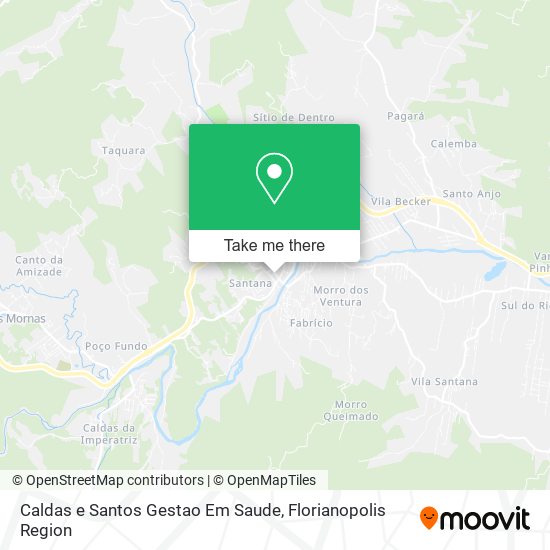 Caldas e Santos Gestao Em Saude map