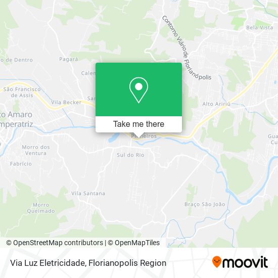 Via Luz Eletricidade map