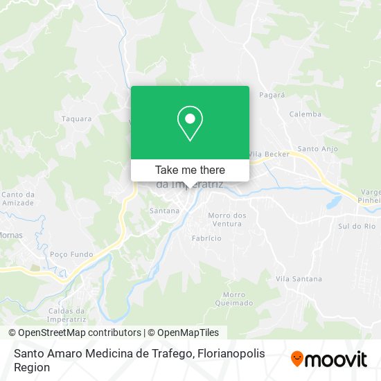 Santo Amaro Medicina de Trafego map