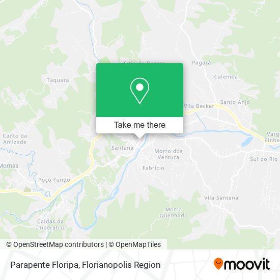 Parapente Floripa map