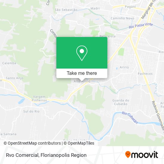 Rvo Comercial map