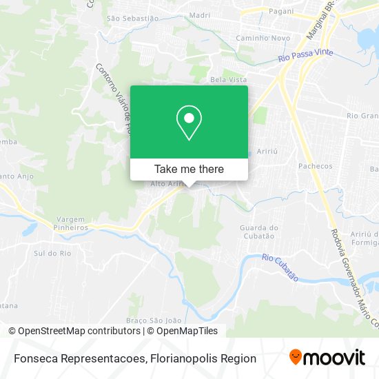 Fonseca Representacoes map