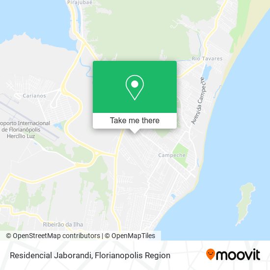Residencial Jaborandi map