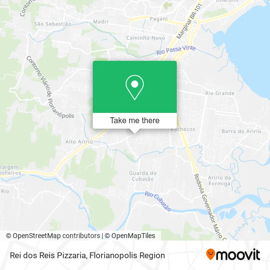 Rei dos Reis Pizzaria map