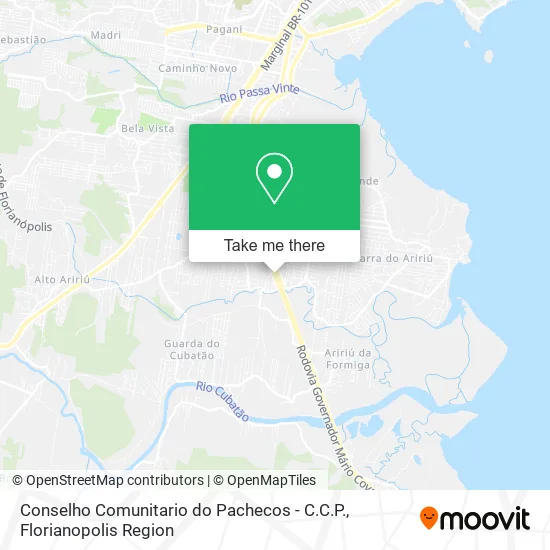 Conselho Comunitario do Pachecos - C.C.P. map