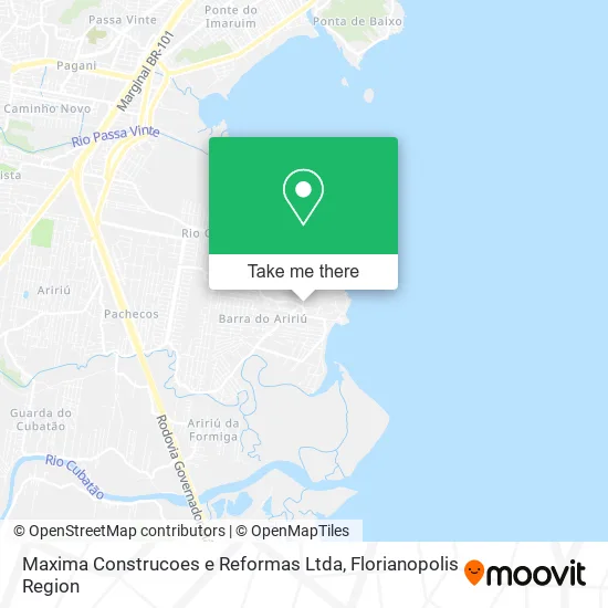 Maxima Construcoes e Reformas Ltda map