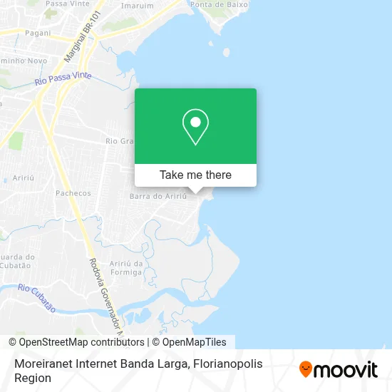 Moreiranet Internet Banda Larga map