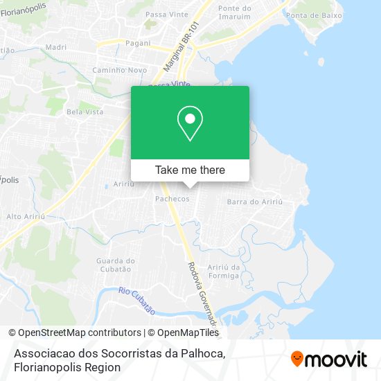 Associacao dos Socorristas da Palhoca map