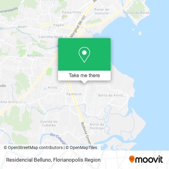 Residencial Belluno map