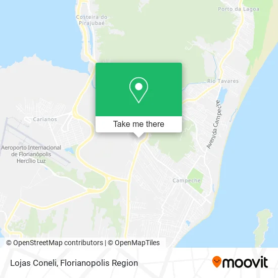 Lojas Coneli map