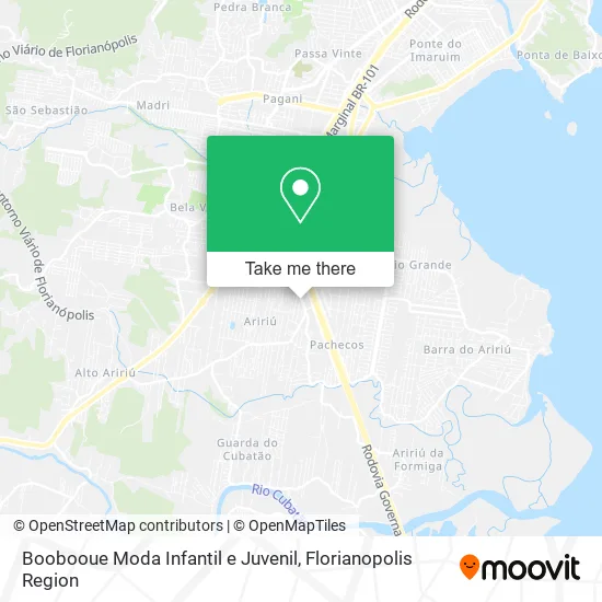 Boobooue Moda Infantil e Juvenil map