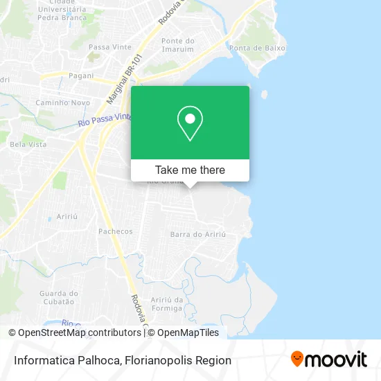 Informatica Palhoca map