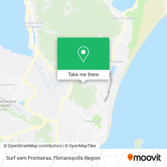 Surf sem Fronteiras map