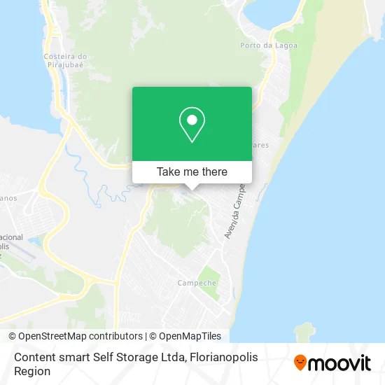 Content smart Self Storage Ltda map
