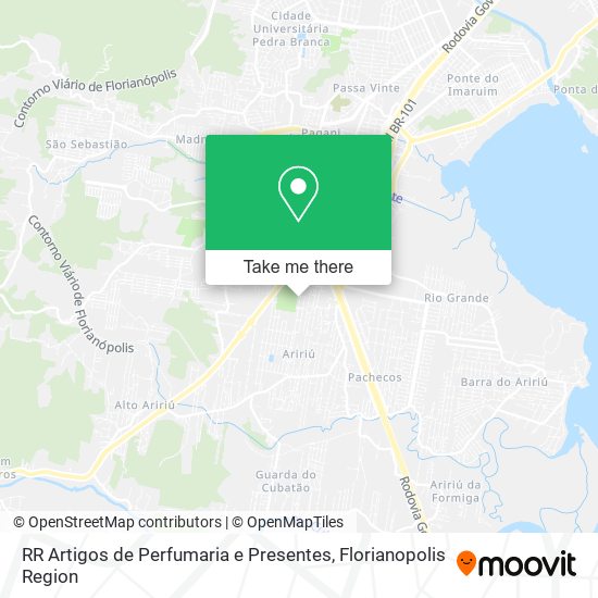 RR Artigos de Perfumaria e Presentes map