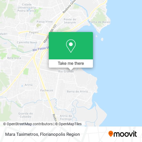 Mara Taximetros map