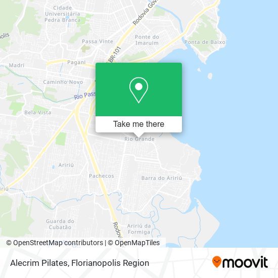 Alecrim Pilates map