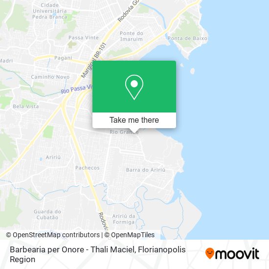 Barbearia per Onore - Thali Maciel map