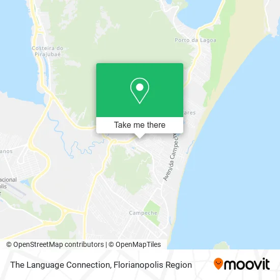 The Language Connection map