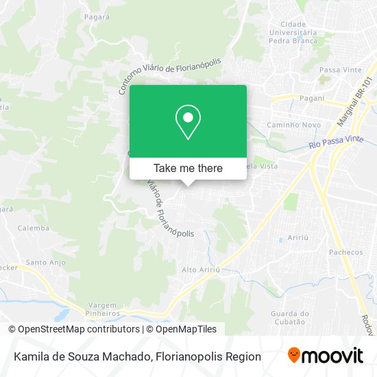 Kamila de Souza Machado map