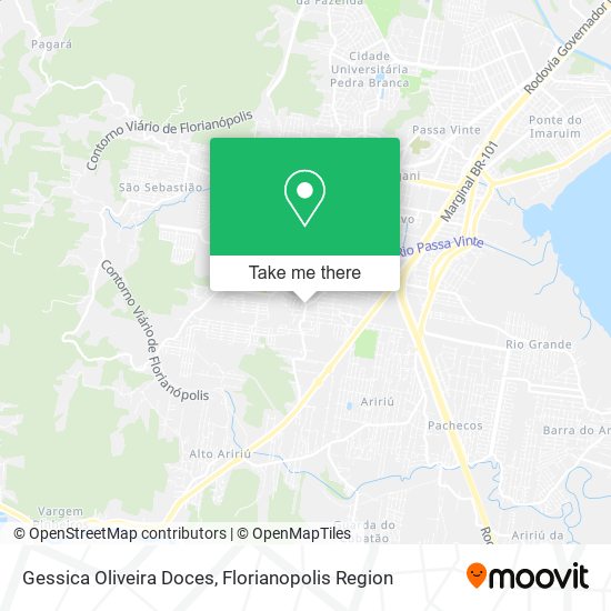 Gessica Oliveira Doces map