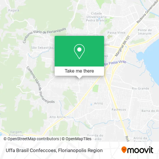 Uffa Brasil Confeccoes map