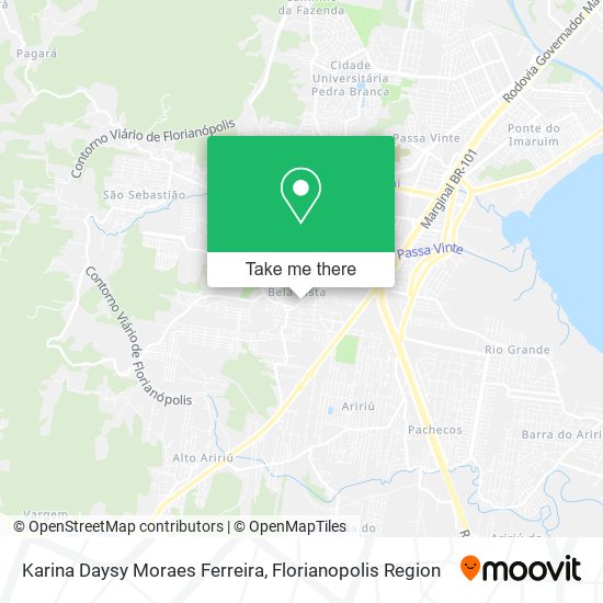 Karina Daysy Moraes Ferreira map