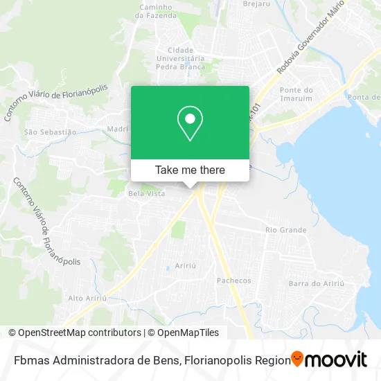 Fbmas Administradora de Bens map