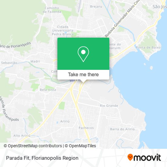 Parada Fit map