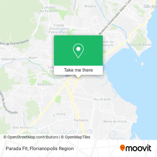 Parada Fit map