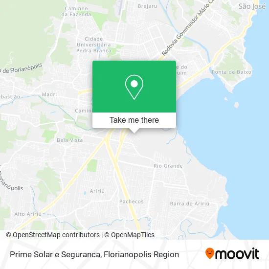 Prime Solar e Seguranca map