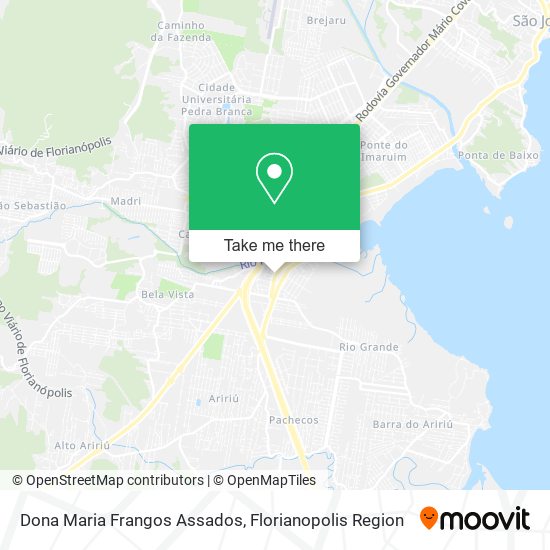 Dona Maria Frangos Assados map