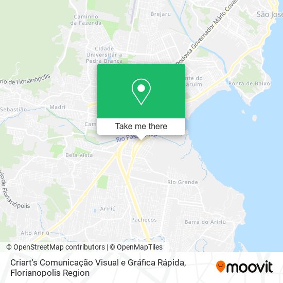 Criart's Comunicação Visual e Gráfica Rápida map