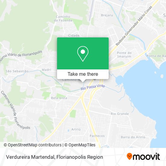 Verdureira Martendal map