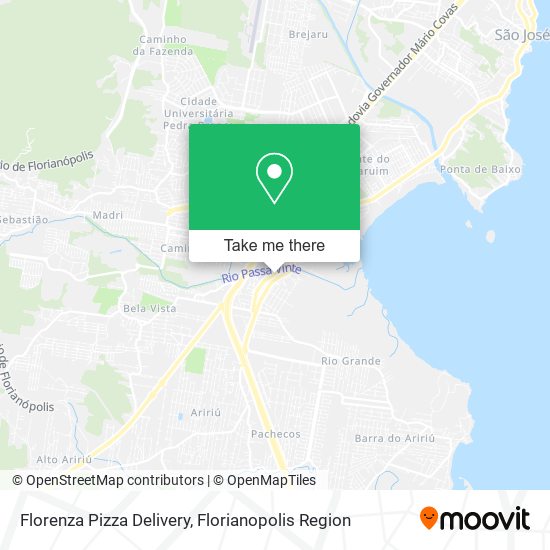 Florenza Pizza Delivery map