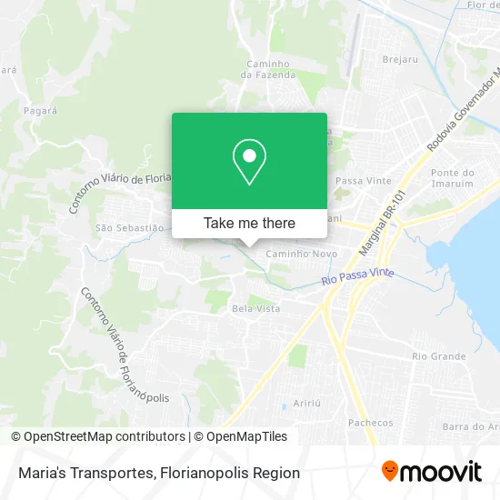 Maria's Transportes map