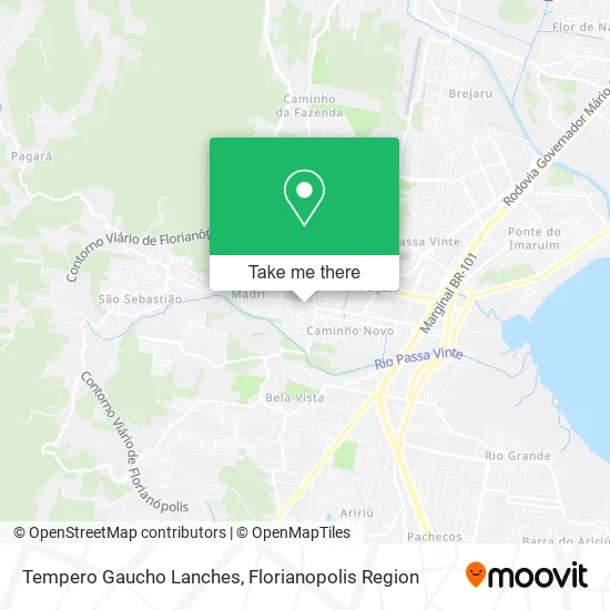 Tempero Gaucho Lanches map