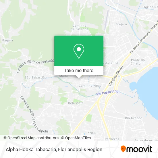 Alpha Hooka Tabacaria map