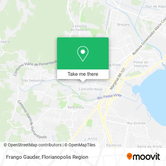Frango Gauder map
