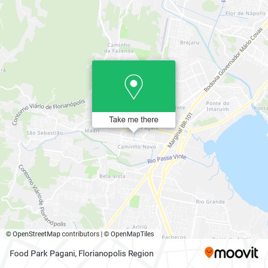 Food Park Pagani map