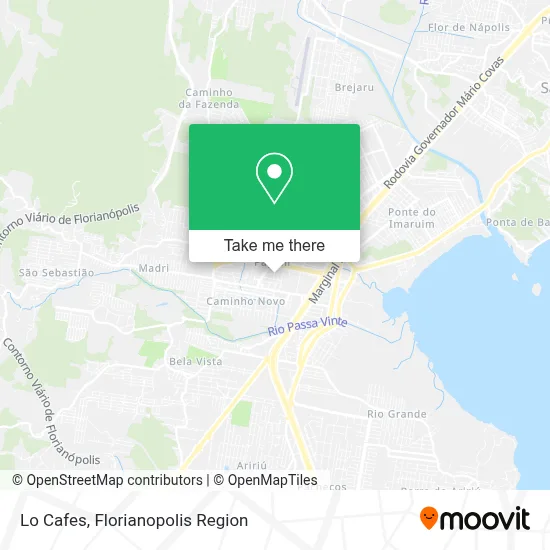 Lo Cafes map