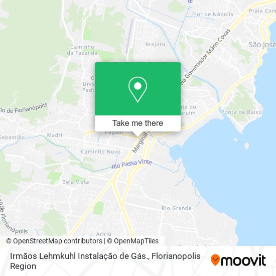 Irmãos Lehmkuhl Instalação de Gás. map