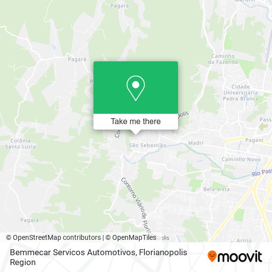 Mapa Bemmecar Servicos Automotivos